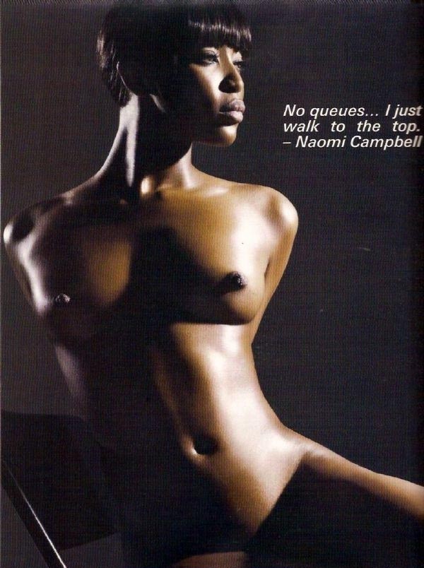 Naomi Campbell nude. Photo - 3